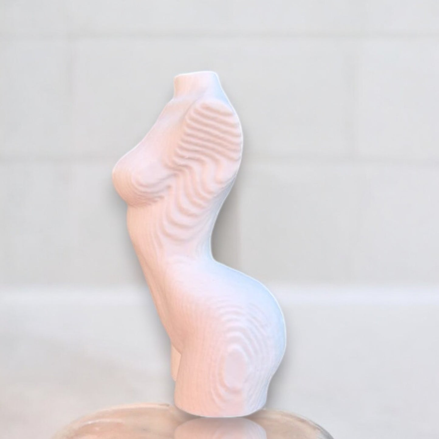 allure bust 3d printed elegant lady sculpture sensual home décor, uk made