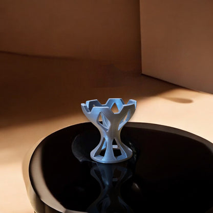 Egg Crown 3D Printed Egg Cup Elegant Breakfast Holder Modern Kitchen Accessory