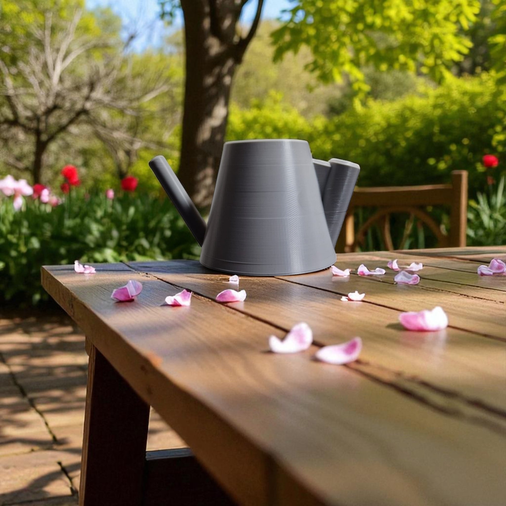 Modern stylish watering can with ergonomic handle – sleek design for indoor and outdoor plant care, perfect for precise and spill-free watering.