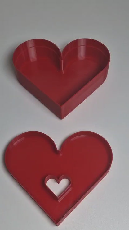 Heart Pistachio Bowl 3D Printed Nut & Seed Bowl with Shell Holder Practical & Stylish Gift for Mom Mother’s Day Gift for Nut Lovers