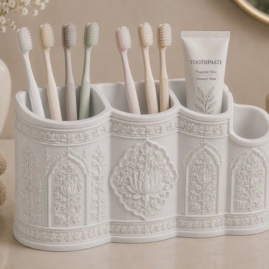 toothbrush holder for bathroom, toothbrush and toothpaste holder, bathroom toothbrush organiser, family toothbrush holder, toothbrush storage caddy, bathroom countertop organiser, bathroom counter storage, toothpaste organiser, toothbrush caddy, dental care organiser, toothbrush stand, bathroom sink organiser, bathroom vanity organiser, decorative toothbrush holder, unique bathroom accessories, traditional