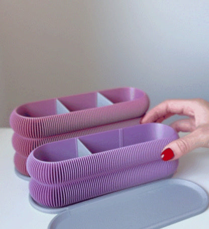 CharmNest Organizer Set Elegant Desk Organizers in 3 Sizes for Stylish Office and Home Organization