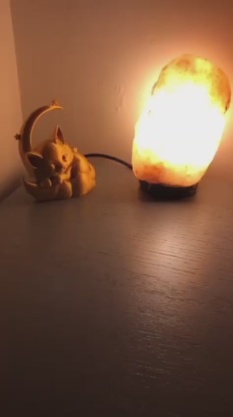 This sleeping cat moon statue makes a beautiful gift for birthdays, baby showers, or anyone who finds comfort in cute, dreamy décor. It brings a sense of serenity to any room and pairs perfectly with nightlights, candles, or fairy lights.