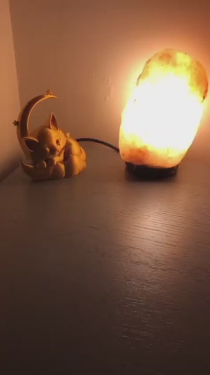 This sleeping cat moon statue makes a beautiful gift for birthdays, baby showers, or anyone who finds comfort in cute, dreamy décor. It brings a sense of serenity to any room and pairs perfectly with nightlights, candles, or fairy lights.